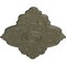 Ekena Millwork Piedmont Ceiling Medallion (Canopies up to 6 1/2"), 67 1/8"W x 48 5/8"H x 1 7/8"P, Spartan Stone CM67PESSF - alternate 4